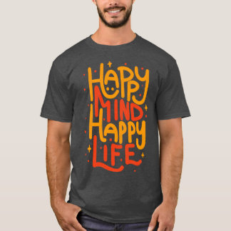 Camiseta Feliz espírito Feliz Vida de Tobe Fonseca