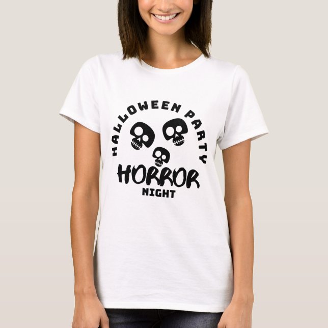 Camiseta Feliz Fantasma das Bruxas (Frente)