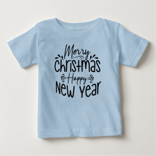 Camiseta Feliz Feliz ano novo de Natal