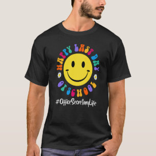 Camiseta Feliz Feliz Dia Passado Do Secretário Do Escritóri