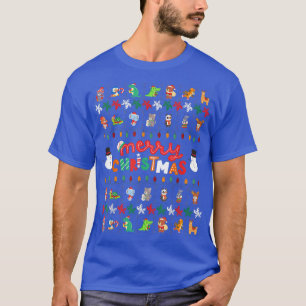 Camiseta Feliz Feriado Animais Feios De Natal Feio Divertid