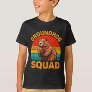 Camiseta Feliz Feriado do Dia da Toupeira Divertida Equipe