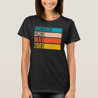 Camiseta Feliz Festa de aniversário de 15 de 15 anos incrív