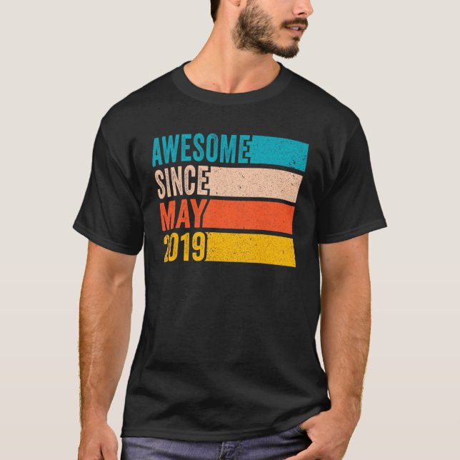 Camiseta Feliz Festa de aniversário de 3 anos 3 Anos Incrív (Frente)
