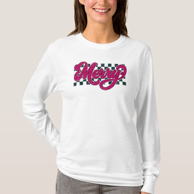 Camiseta Feliz, Festa de Natal 2024 (Frente)