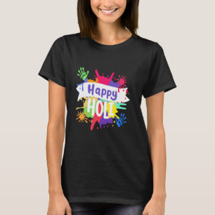Camiseta Feliz Festival de Cores Holi Índia Hindu Primavera