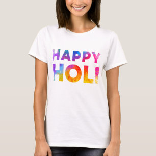 Camiseta Feliz Festival Holi de Cores