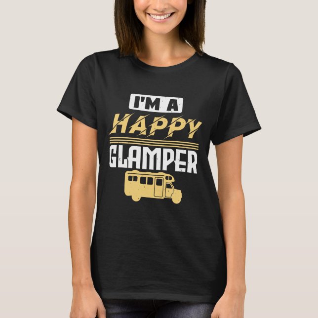 Camiseta Feliz Fim de Campanha Glamper (Frente)