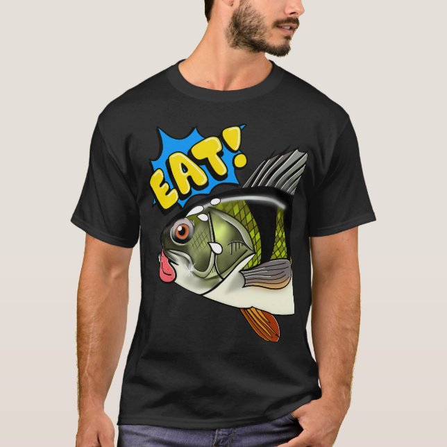 Camiseta Feliz Fishmas Pescaria Natal Feio (Frente)