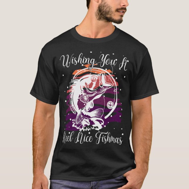 Camiseta Feliz Fishmas s (Frente)