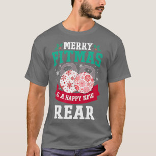 Camiseta Feliz Fitmas E Uma Nova Malhação Feliz E Engraçada