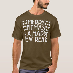 Camiseta Feliz Fitmas e uma nova retaguarda feliz 1