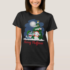 Camiseta Feliz Fluffmas Gato Gato