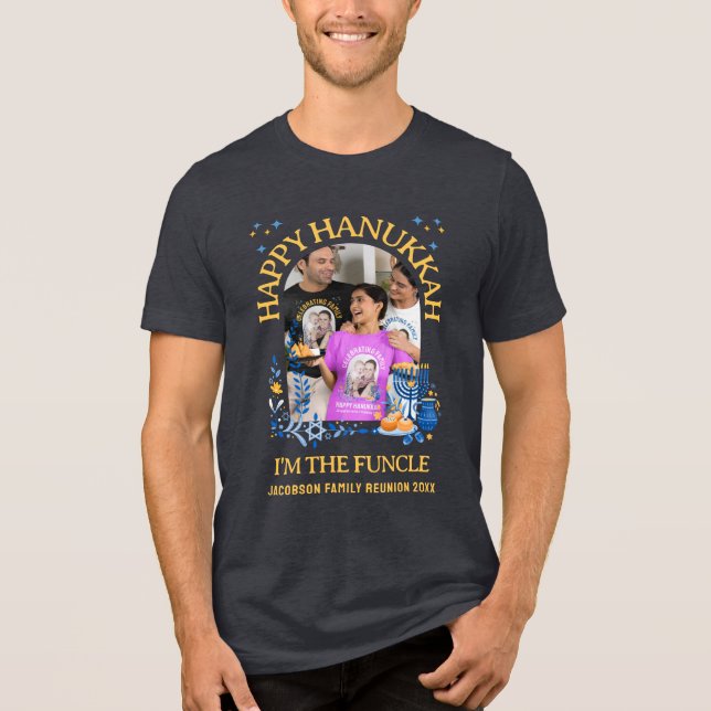 Camiseta FELIZ FÓRMULO Personalizado HANUKKAH (Frente)