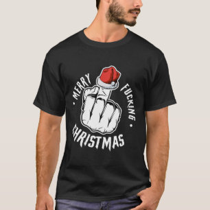 Camiseta Feliz Forte Natal Inapropriado Homens Divertidos A