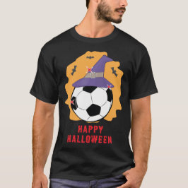 Camiseta Feliz Futebol / Futebol Halloween - Divertido