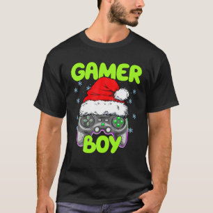 Camiseta Feliz Gamemus Xmas Gamer Boy Jogos Paja