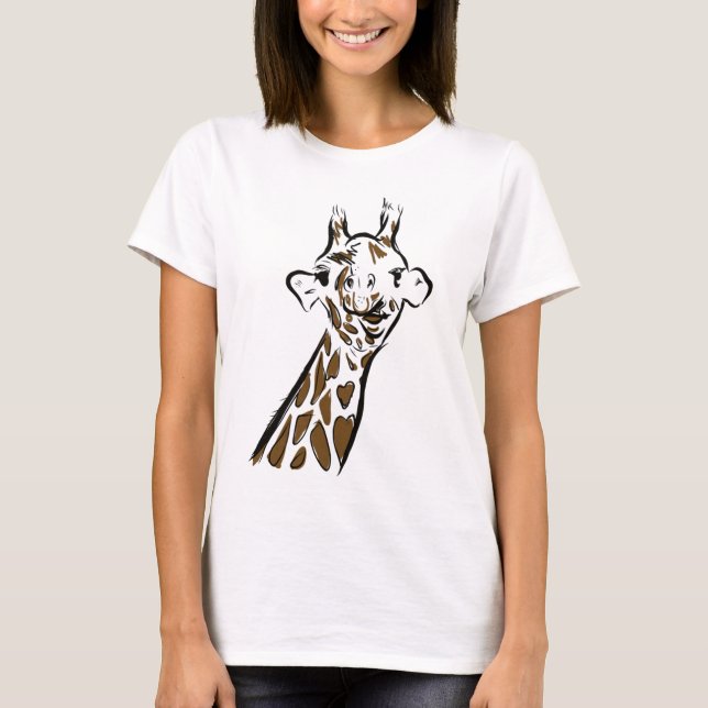 Camiseta Feliz girafa (Frente)