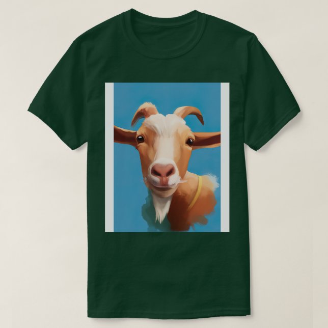 Camiseta Feliz Goat (Frente do Design)