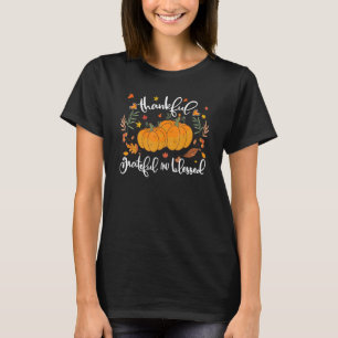 Camiseta Feliz Graças Abençoado Por Mulheres No Dia Das Bru