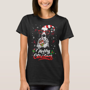 Camiseta Feliz Grande Papai noel de Árvore de Natal Dane Ca