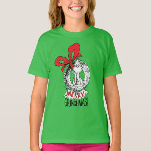 Camiseta Feliz Grinchmas Coroa Grinch