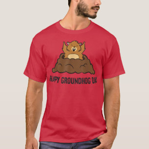 Camiseta Feliz Groundhog Day Love Groundhogs