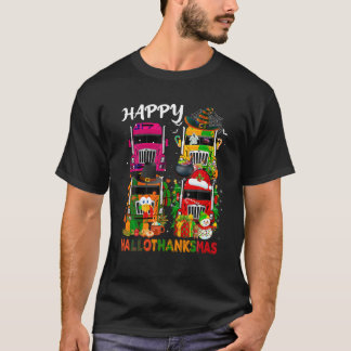 Camiseta Feliz HalloThan dos Caminhoneiros dos Papais noeis