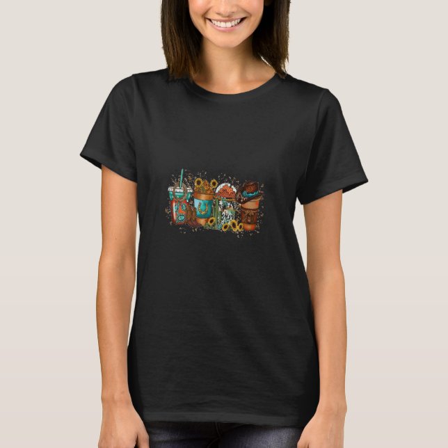Camiseta Feliz Hallothanksmas Couro de Vaca Leopardo Ociden (Frente)