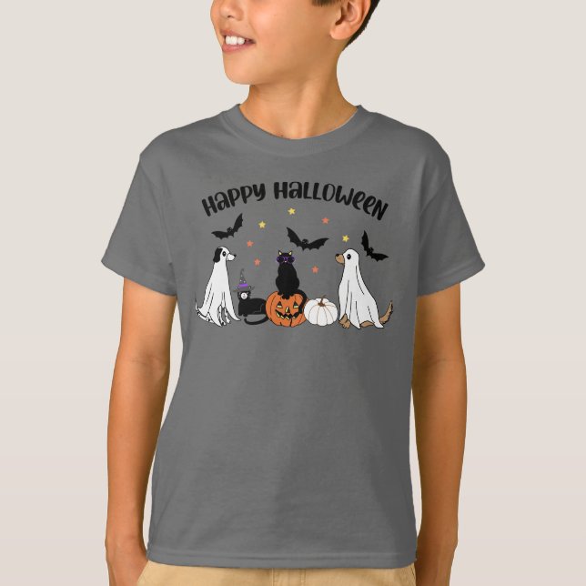 Camiseta Feliz Halloween (Frente)