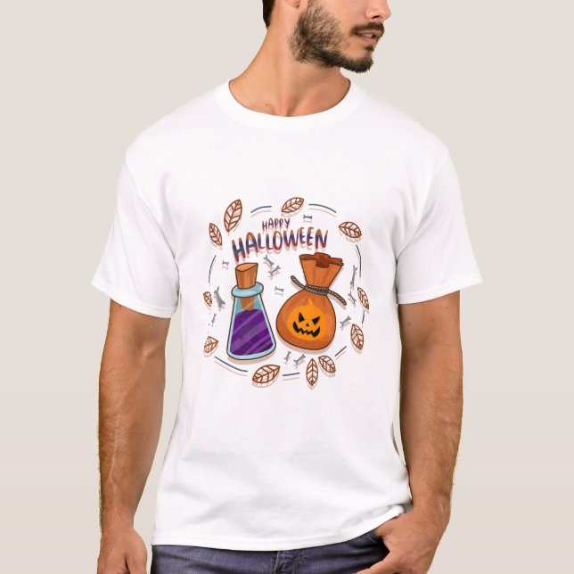 Camiseta Feliz halloween (Frente)