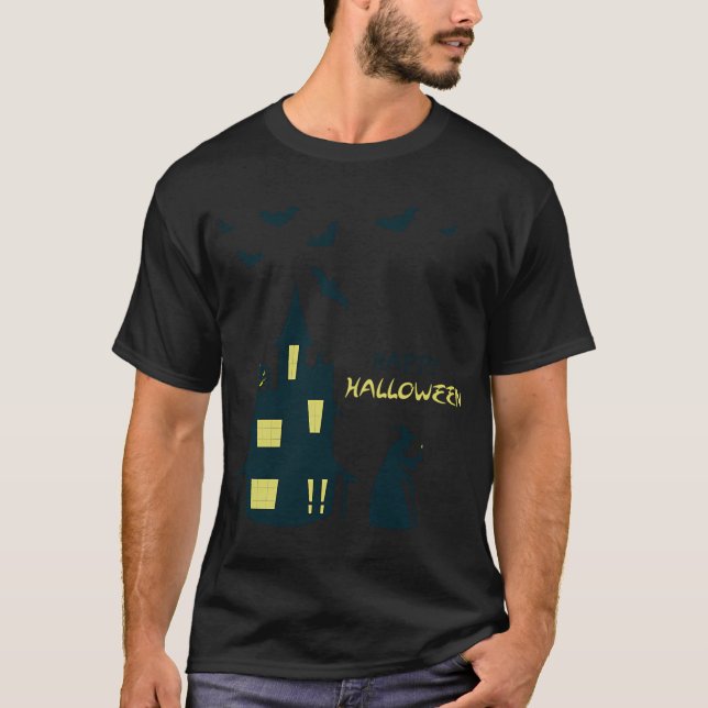 Camiseta Feliz Halloween (Frente)