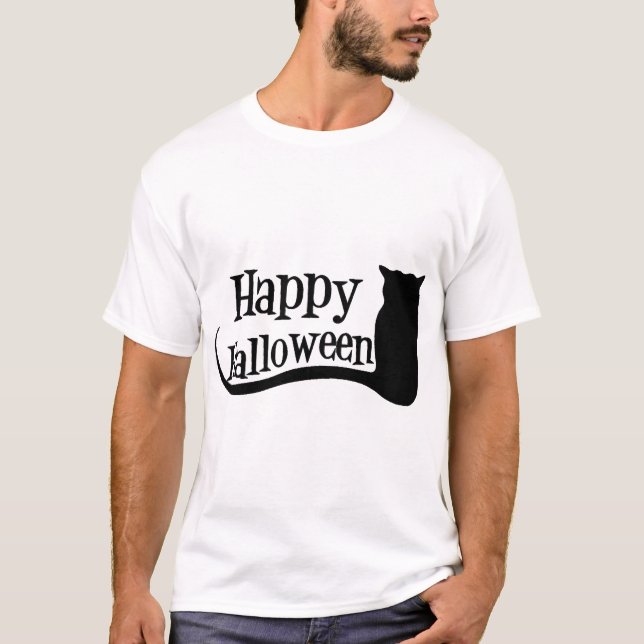 Camiseta feliz halloween (Frente)