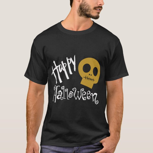 Camiseta Feliz Halloween (Frente)