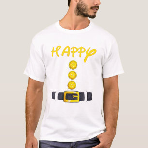 Camiseta Feliz Halloween, Anão, Figurino Correspondente