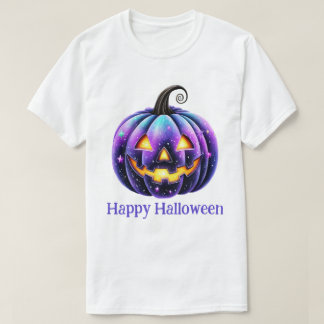 Camiseta Feliz Halloween Black Jack o'Lantern 