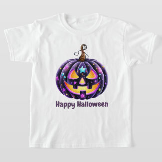 Camiseta Feliz Halloween Black Jack o'Lantern 
