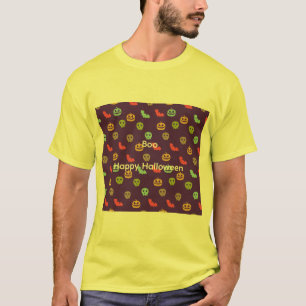 Camiseta feliz halloween boo