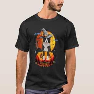 Camiseta Feliz Halloween Border Collie Dogs Halloween