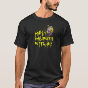 Camiseta Feliz Halloween Bruxas