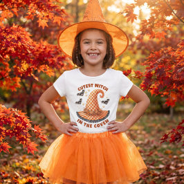 Camiseta Feliz Halloween Bruxas Chapéu de Bruxa Xadrez Lara