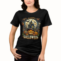 Feliz Halloween Casa Assombrada e Abóboras