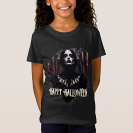 Camiseta Feliz Halloween - Celebração Gótica Escura