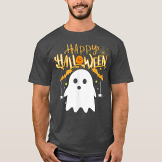 Camiseta Feliz Halloween Cute Boo Costume Spooky Hor