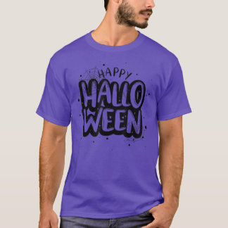 Camiseta Feliz Halloween design assustador, o salão diverti