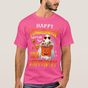 Camiseta Feliz Halloween E Sim É O Meu Aniversário 13