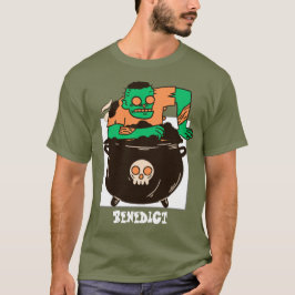 Camiseta Feliz Halloween Família Feliz Howl-between