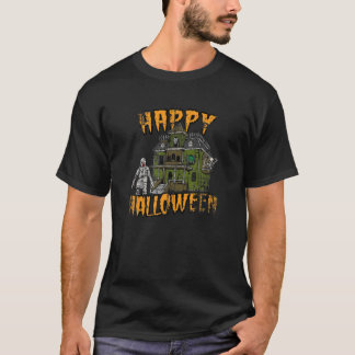 Camiseta Feliz Halloween Fantasma Zombie Vampire Skeleton H