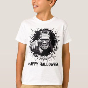 Camiseta Feliz Halloween Frankenstein Monster