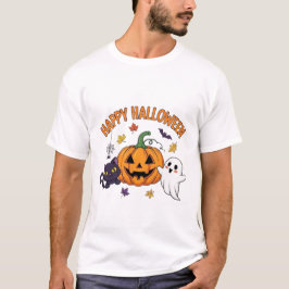 Camiseta Feliz Halloween Ghost